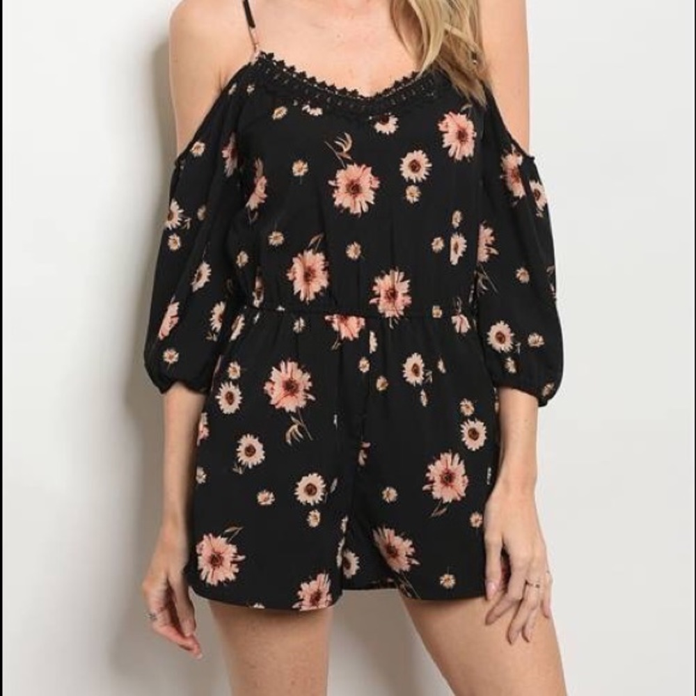 Evelyn Floral Romper